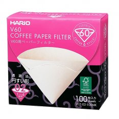 Hario papierové filtre V60 - 100ks